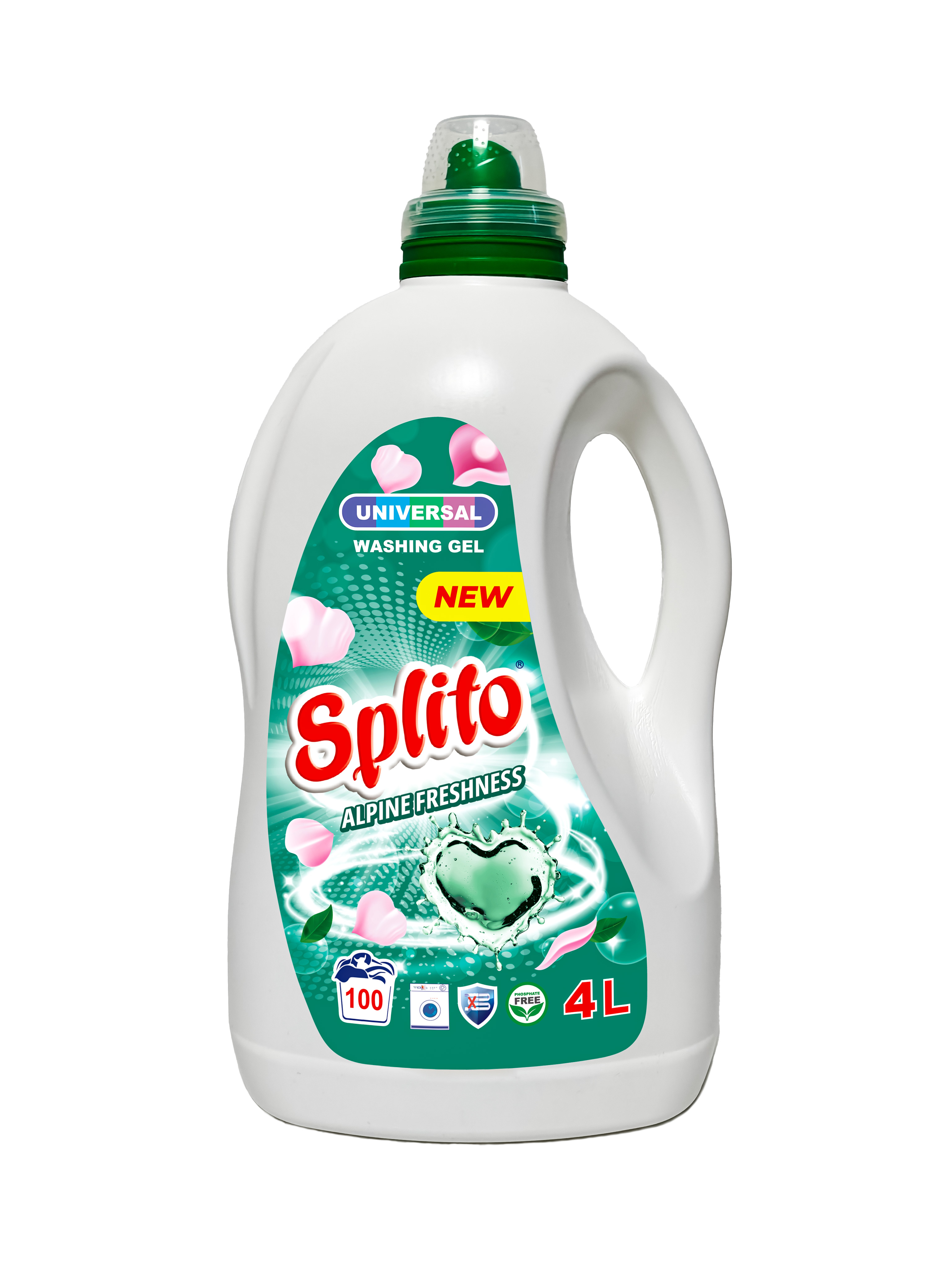 Splito, гель для прання alpine freshnes 4 л